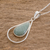 Jade pendant necklace, 'Apple Green Usumacinta Drop' - Teardrop Apple Green Jade Pendant Necklace from Guatemala (image 2b) thumbail