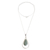 Jade pendant necklace, 'Apple Green Usumacinta Drop' - Teardrop Apple Green Jade Pendant Necklace from Guatemala (image 2d) thumbail
