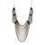 Ceramic beaded strand necklace, 'Summery Breeze in Multicolor' - Ceramic Beaded Strand Statement Necklace in Multicolor thumbail