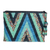 Ceramic beaded clutch, 'Lakes and Mountains' - Zigzag Ceramic Beaded Clutch from Guatemala (image 2a) thumbail