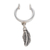 Sterling silver ear cuff, 'Freedom Feather' - Sterling Silver Feather Ear Cuff from Guatemala (image 2a) thumbail