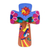 Wood wall cross, 'Light of the Sun' - Religious Pinewood Wall Cross from El Salvador (image 2a) thumbail