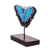 Art glass sculpture, 'Morpheus Flight' - Art Glass Morpheus Butterfly Sculpture from El Salvador (image 2b) thumbail