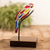 Art glass sculpture, 'Macaw' - Art Glass Macaw Sculpture from El Salvador thumbail
