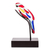 Art glass sculpture, 'Macaw' - Art Glass Macaw Sculpture from El Salvador (image 2c) thumbail