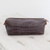 Leather travel bag, 'Espresso Texture' - Handmade Leather Travel Bag in Espresso from El Salvador
