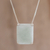 Jade pendant necklace, 'Rectangle Elegance' - Rectangular Jade Pendant Necklace from Guatemala (image 2) thumbail