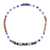 Multi-gemstone beaded stretch anklet, 'Vibrant Color' - Multi-Gemstone Beaded Stretch Anklet from Guatemala (image 2a) thumbail