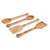 Wood utensils, 'Culinary Flavor' (set of 4) - Handmade Cypress Wood Utensils from Guatemala (Set of 4) (image 2c) thumbail