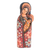 Wood statuette, 'Mother of Love' - Hand-Carved Wood Mary and Jesus Statuette from Guatemala thumbail