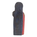 Wood statuette, 'Mother of Love' - Hand-Carved Wood Mary and Jesus Statuette from Guatemala