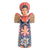 Wood statuette, 'Angel Love' - Hand-Carved Wood Angel Statuette from Guatemala thumbail