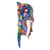Wood mask, 'Mayan Warrior' - Hand-Painted Wood Mayan Warrior Mask from Guatemala (image 2c) thumbail