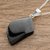 Jade pendant necklace, 'Mayan Ax in Black' - Blade-Shaped Jade Pendant Necklace from Guatemala (image 2b) thumbail