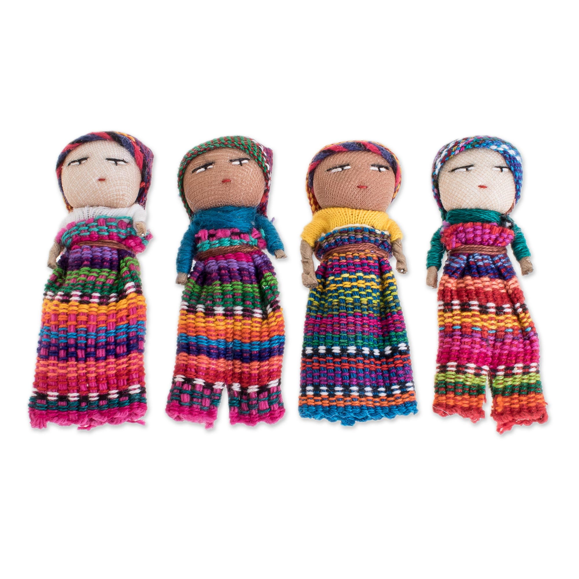 UNICEF Market | Handwoven Cotton Decorative Dolls (Set of 100) - Worry ...