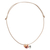 Handblown glass pendant necklace, 'Cute Sloth' - Handblown Glass Sloth Pendant Necklace from Costa Rica (image 2c) thumbail