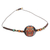 Glass beaded macrame pendant bracelet, 'Colorful Owl' - Owl-Themed Glass Beaded Macrame Pendant Bracelet (image 2c) thumbail