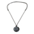 Jade-Anhänger-Halskette, „Hunab Ku“ – Hunab Ku-Symbol dunkelgrüne Jade-Anhänger-Halskette