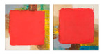 Diptych, 'Diptych' (2018) - Signed Abstract Diptych in Red from El Salvador (2018)