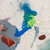 'Symphony' - Signed Crackled Abstract Painting from El Salvador (image 2b) thumbail