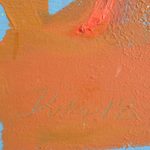 'Harmonic Symphony' - Signed Abstract Painting with Relief Texture