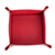 Cajón de sastre de cuero, 'Home Style in Crimson' - Bolso de cuero hecho a mano en color carmesí de El Salvador