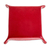Cajón de sastre de cuero, 'Home Style in Crimson' - Bolso de cuero hecho a mano en color carmesí de El Salvador