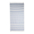 Cotton beach towel, 'Fresh Relaxation in Sky Blue' - Striped Cotton Beach Towel in Sky Blue from Guatemala