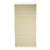 Cotton beach towel, 'Sweet Relaxation in Buttercup' - Striped Cotton Beach Towel in Buttercup from Guatemala (image 2a) thumbail