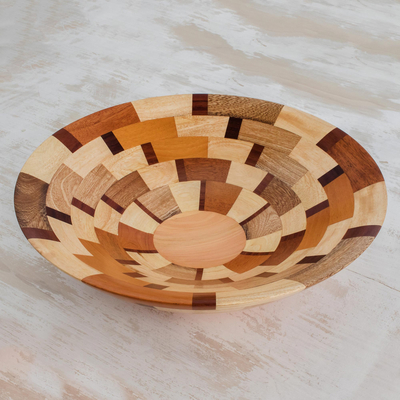 Wood serving bowl, Fragment