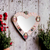 Cotton wall mirror, 'Quitapenas Heart' - Heart-Shaped Cotton Wall Mirror with Worry Dolls (image 2) thumbail