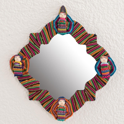 Cotton wall mirror, Quitapenas Happiness