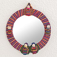 Cotton wall mirror, Quitapenas Reflection