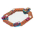 Cotton wall mirror, 'Quitapenas Octagon' - Octagonal Cotton Wall Mirror with Worry Dolls from Guatemala (image 2c) thumbail