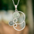 Jade pendant necklace, 'Maya Treasures' - Swirl Pattern Jade Pendant Necklace from Guatemala (image 2) thumbail