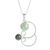 Jade pendant necklace, 'Maya Treasures' - Swirl Pattern Jade Pendant Necklace from Guatemala thumbail