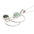 Jade pendant necklace, 'Maya Treasures' - Swirl Pattern Jade Pendant Necklace from Guatemala (image 2b) thumbail