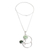 Jade pendant necklace, 'Maya Treasures' - Swirl Pattern Jade Pendant Necklace from Guatemala (image 2c) thumbail