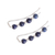Escaladores de orejas con cuentas de lapislázuli, 'Blue Calm' - Escaladores de orejas con cuentas de lapislázuli de Guatemala