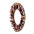 Cotton wreath, 'Quitapena Happiness' - Cotton Worry Doll Wreath from Guatemala (image 2c) thumbail