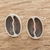 Sterling silver stud earrings, 'Raining Coffee' - Sterling Silver Coffee Bean Dangle Earrings from Guatemala (image 2) thumbail
