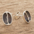 Sterling silver stud earrings, 'Raining Coffee' - Sterling Silver Coffee Bean Dangle Earrings from Guatemala (image 2c) thumbail