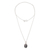 Sterling silver pendant necklace, 'Raining Coffee' - Sterling Silver Coffee Bean Pendant Necklace from Guatemala