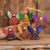 Cotton ornaments, 'Quitapenas Angels' (set of 6) - Cultural Cotton Angel Ornaments from Guatemala (Set of 6) (image 2) thumbail
