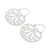 Sterling silver drop earrings, 'Wings of the Butterfly' - Openwork Pattern Sterling Silver Dangle Earrings (image 2c) thumbail