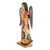 Wood sculpture, 'Angel of Prayer' - Floral Wood Praying Angel Sculpture from Guatemala (image 2c) thumbail