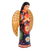 Wood sculpture, 'Caretaker of Love' - Floral Pinewood Sculpture of an Angel from Guatemala (image 2b) thumbail