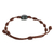 Jade pendant bracelet, 'Heart Between Knots' - Natural Jade Heart Pendant Bracelet from Guatemala (image 2d) thumbail