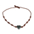 Jade pendant bracelet, 'Heart Between Knots' - Natural Jade Heart Pendant Bracelet from Guatemala (image 2e) thumbail