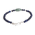 Jade and lapis lazuli beaded bracelet, 'Cool Serenity' - Jade and Lapis Lazuli Beaded Bracelet from Guatemala (image 2d) thumbail